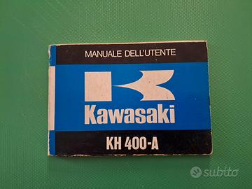 Libretto uso e manutenzione Kawasaki KH 400-A