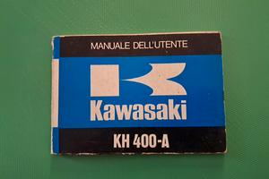 Libretto uso e manutenzione Kawasaki KH 400-A