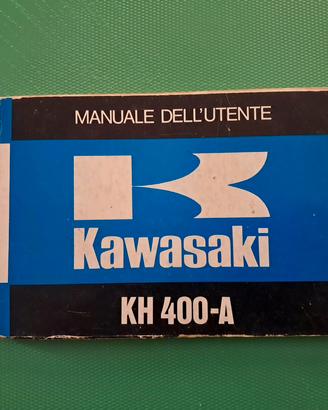 Libretto uso e manutenzione Kawasaki KH 400-A