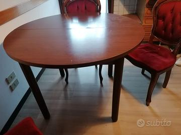 Tavolo rotondo in legno
