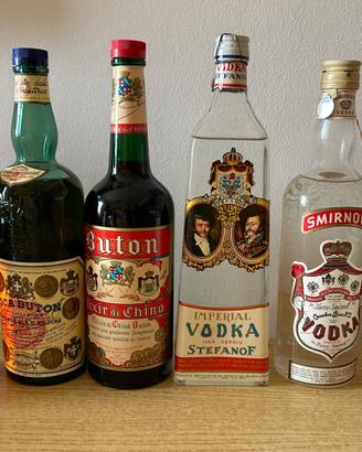 Vodka, Whisky, Coca Buton, Elixir di Cina anni 60-