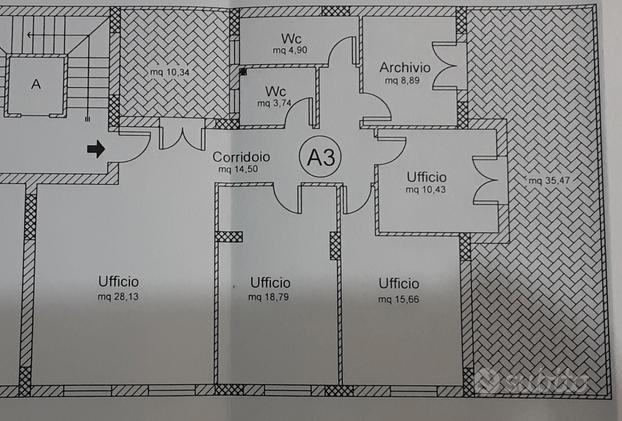 Appartamento 150 mq con ampia veranda S.Sperato