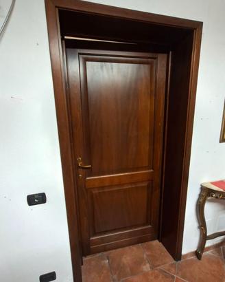 PORTE INTERNE IN LEGNO MASSICCIO – con telaio