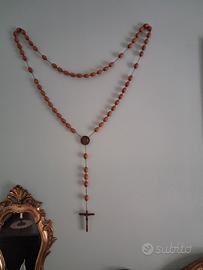 Rosario  da parete in legno