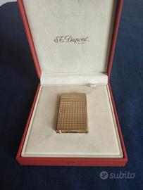 Accendino vintage Dupont placcato oro