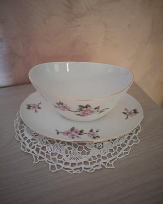 Vecchia salsiera in porcellana marchiata "Bavaria"