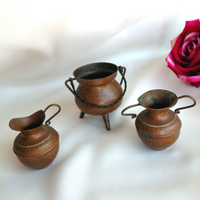 Vasetti vintage in rame collezionismo giardino