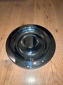 Posacenere da tavolo cromato - Diametro 20 cm
