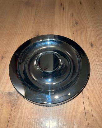 Posacenere da tavolo cromato - Diametro 20 cm