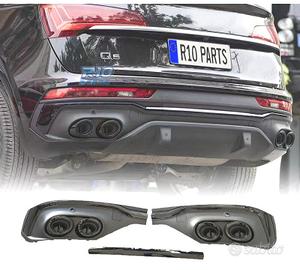 DIFFUSORE AUDI Q5 S LINE 20- LOOK SQ5 COUPE NERO