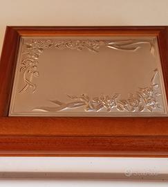 porta gioie in legno e argento 925 con garanzia 