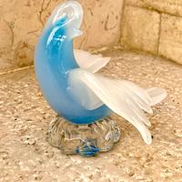 Uccellino in vetro di Murano