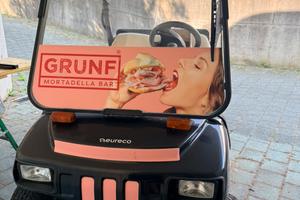 GOLF CAR con targa omologato- batterie nuove LITIO