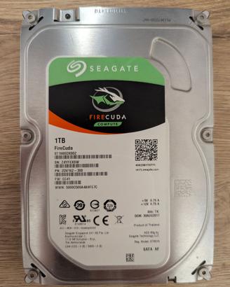 Hard Disk Ibrido Seagate FireCuda 1TB 3.5" SSHD