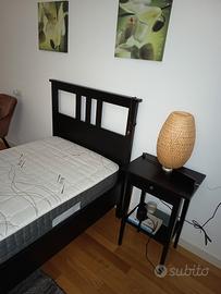 letto con materasso incluso comodino 