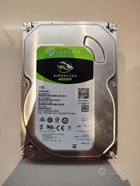 Seagate BarraCuda, 1 TB, Hard Disk Interno, 3,5"