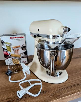 Kitchenaid Artisan crema con set pasta fresca