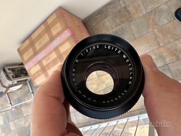 LEICA SUMMICRON-R 50MM F/2 FILTRO+PARALUCE