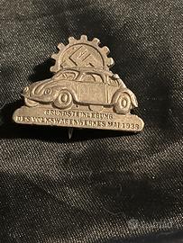 Distintivo spilla commemorativo 1938 Wolksvagen