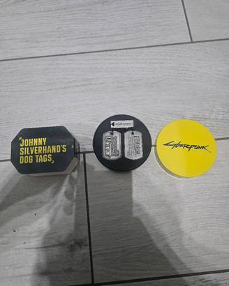 CYBERPUNK 2077 JOHNNY SILVERHAND'S DOG TAGS

