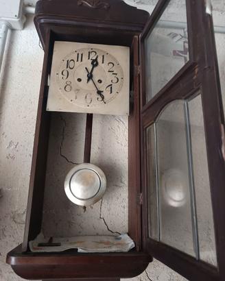 Orologio a pendolo antico da restauro