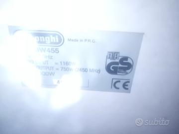 MW 455 Elettronico - FORNI A MICROONDE - DE'LONGHI