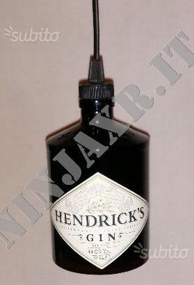 Lampadario a sospensione bottiglia Gin Hendrick's