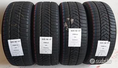 4 gomme 225 50 17 pirelli a572