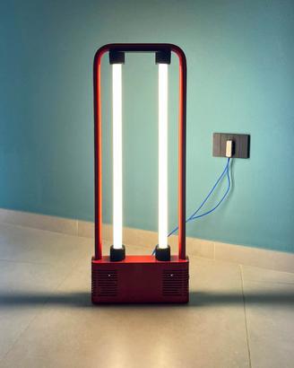 Lampada Gigante pe Zerbetto - Rosso 80 cm