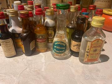46 bottiglie mignon varie vintage