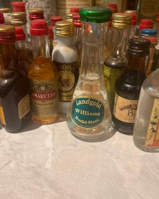 46 bottiglie mignon varie vintage
