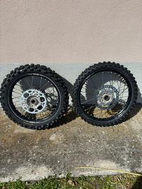 Cerchi cross 21-19 per ktm/husqvarna/gas gas