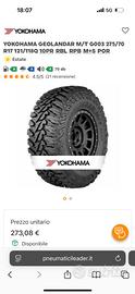 Yokohama mud 275/70/17