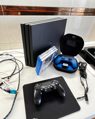 ps4 pro 1TB + kit completo (trattabile)
