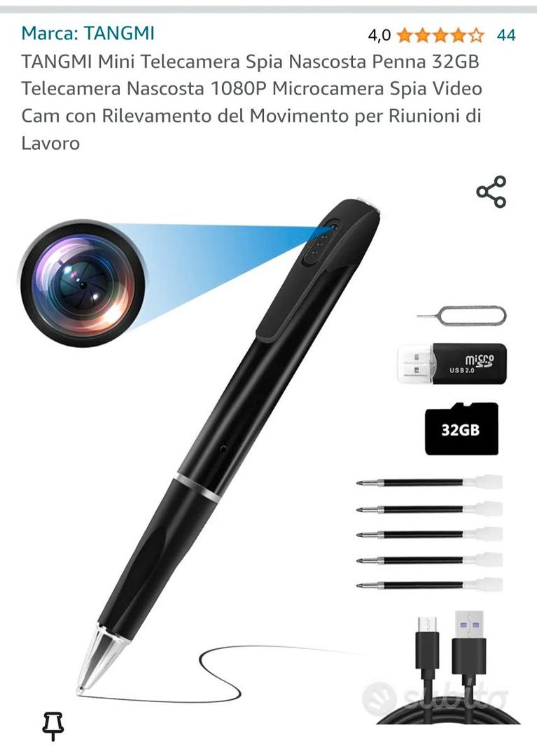 Penna telecamera spia - Audio/Video In vendita a Palermo