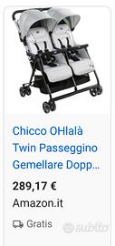 passeggino gemellare
