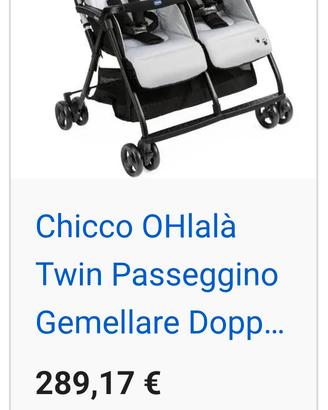passeggino gemellare