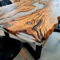 ✨Tavoli fatti a mano in legno e resina✨