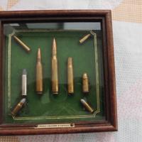 Teca quadro proiettili  “con vetro” collezione