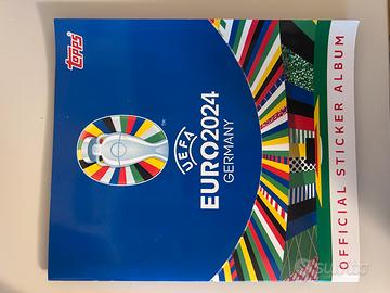 Album Topps UEFA EURO 2024 + 72 figurine +doppioni