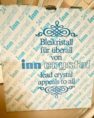 Bicchieri in cristallo