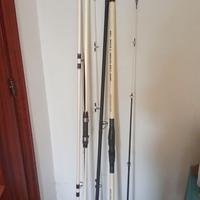 Coppia canne surf castin tripartite