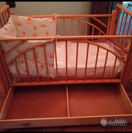 lettino/ culla con sbarre 