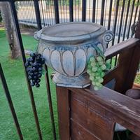 Vaso porta piante vintage ceramica