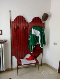 Ingressino in ottone, stile Liberty, anni '50