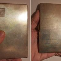 Portasigarette inglese Art déco in argento 925