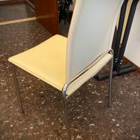 Sedie Design cromo cuoio