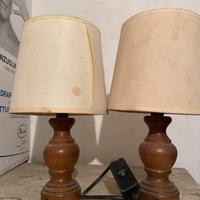 Badjure vintage con tronci in legno fatte a mano