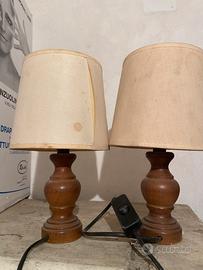 Badjure vintage con tronci in legno fatte a mano