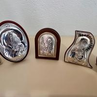 Cinque soprammobili in argento